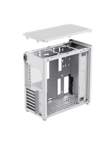 Компьютерный корпус Gamemax MeshBox Pro WT, Midi-Tower, Без блока питания, Белый