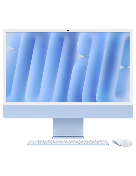 Моноблок Apple iMac A3137, 24", M4 with 10-core CPU and 10-core GPU, 16Гб/512Гб, macOS Sequoia, Синий