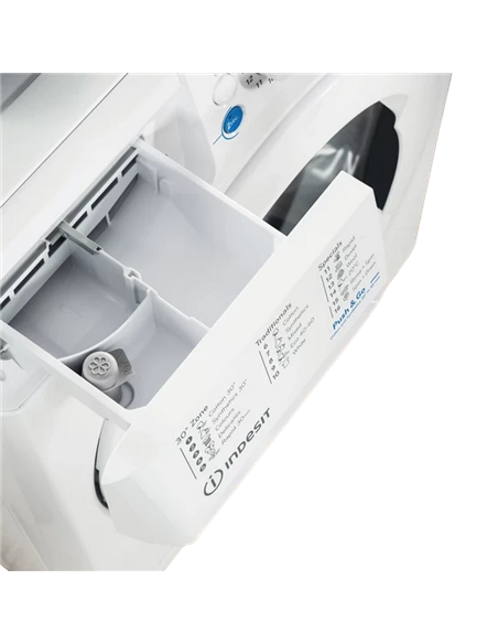 Стиральная машина Indesit BWSA 61294 W EU N, 6кг, Белый