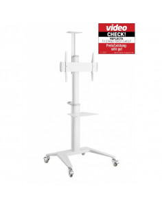 Подставка под телевизор на ножке Reflecta TV Stand 70VCP-Shelf, White, Белый 2