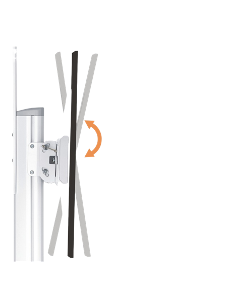 Подставка под телевизор на ножке Reflecta TV Stand 70VCP-Shelf, White, Белый