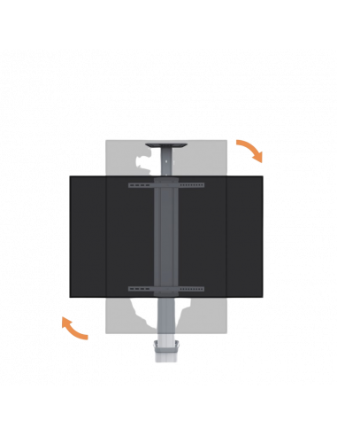 Suport pentru TV pe picior Reflecta TV Stand 70VCP-Shelf, White, Alb