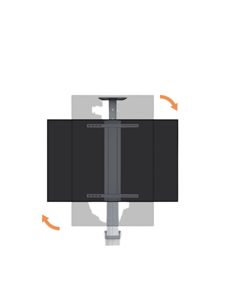 Suport pentru TV pe picior Reflecta TV Stand 70VCP-Shelf, White, Alb