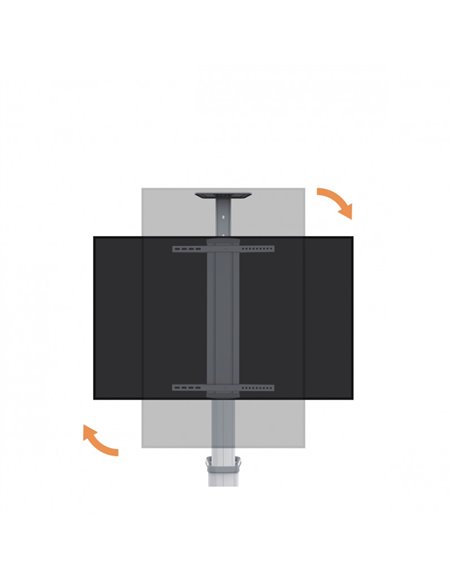Подставка под телевизор на ножке Reflecta TV Stand 70VCP-Shelf, White, Белый