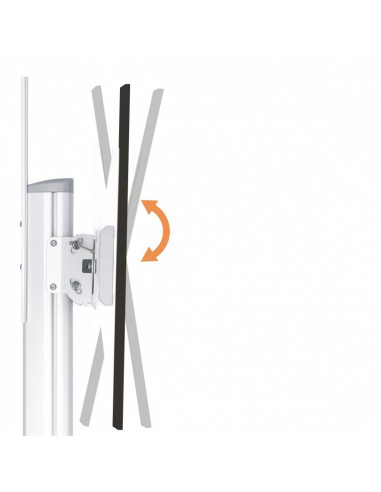 Suport pentru TV pe picior Reflecta TV Stand 70VCP-Shelf, White, Alb