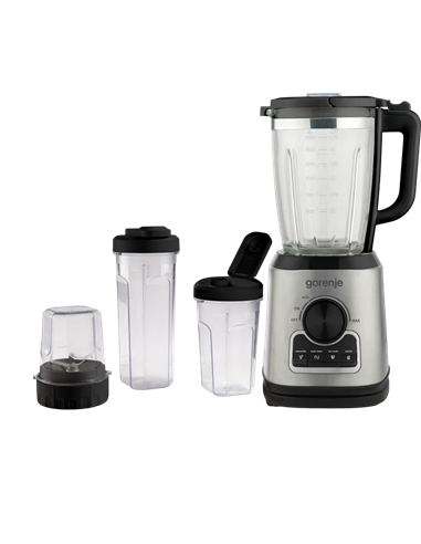 Blender staționar Gorenje B1400BE, Negru | Oțel inoxidabil