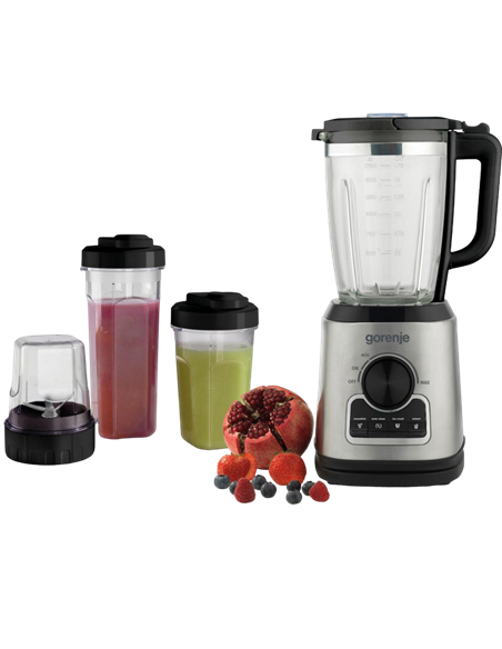 Blender staționar Gorenje B1400BE, Negru | Oțel inoxidabil
