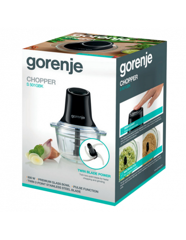 Tocător Gorenje S501GBK, Negru
