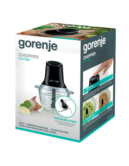 Измельчитель Gorenje S501GBK, Чёрный
