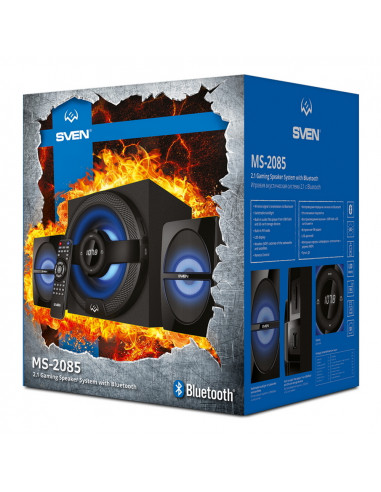Компьютерные колонки 2.1 SVEN MS-2085, Чёрный