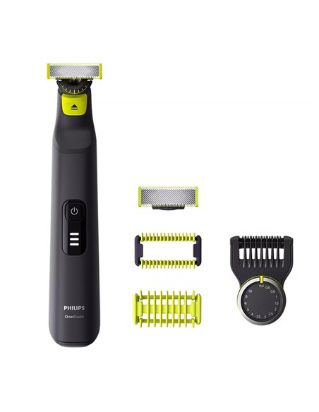 Trimmer pentru bărbați Philips OneBlade Pro 360 QP6541/15, Negru | Verde Trimmer pentru bărbați Philips OneBlade Pro 360 QP6541/15, Negru | Verde