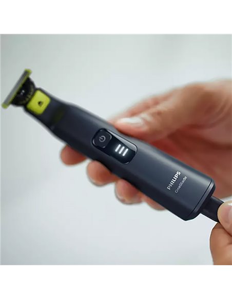 Мужской Триммер Philips OneBlade Pro 360 QP6541/15, Черный | Зелёный Мужской Триммер Philips OneBlade Pro 360 QP6541/15, Черный | Зелёный