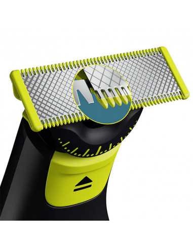 Trimmer pentru bărbați Philips OneBlade Pro 360 QP6541/15, Negru | Verde