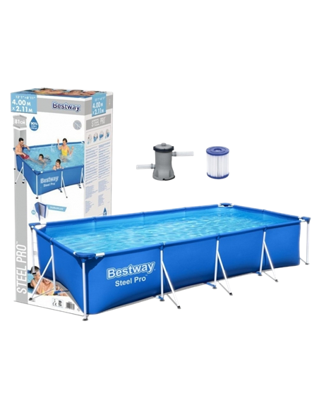 Каркасный бассейн Bestway Splash Frame Pool, 6478л, Синий, 56424 Каркасный бассейн Bestway Splash Frame Pool, 6478л, Синий, 56424