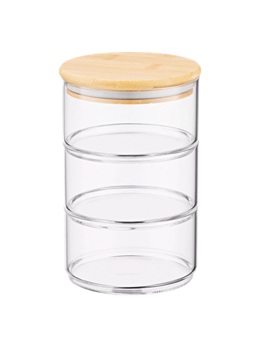 Set de containere Ardesto Midori AR1203CB, 3 buc, 400 ml, Transparent