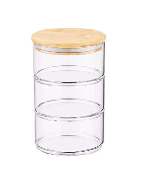 Set de containere Ardesto Midori AR1203CB, 3 buc, 400 ml, Transparent
