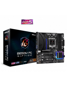 Placă de bază ASRock B650M PG RIPTIDE, AM5, AMD B650, Micro-ATX