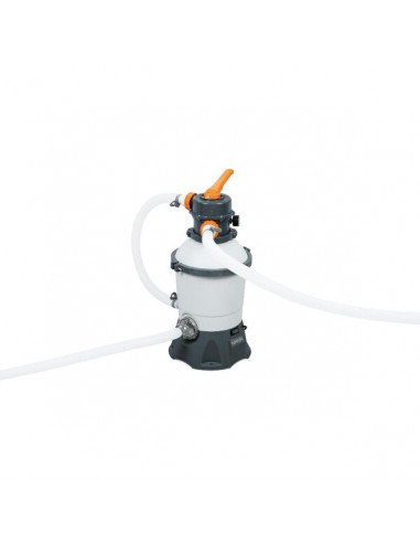 Piscină cu cadru metalic Bestway 56442, 6770L, Gri, 56442