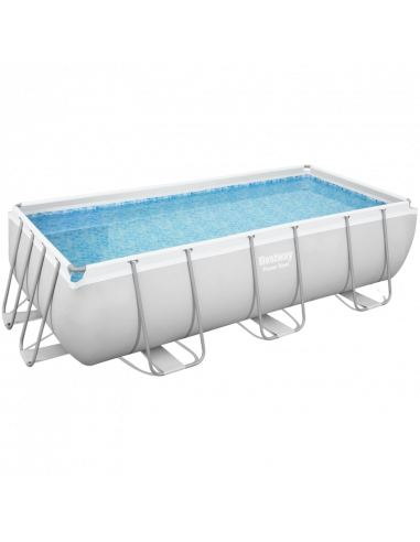 Piscină cu cadru metalic Bestway 56442, 6770L, Gri, 56442