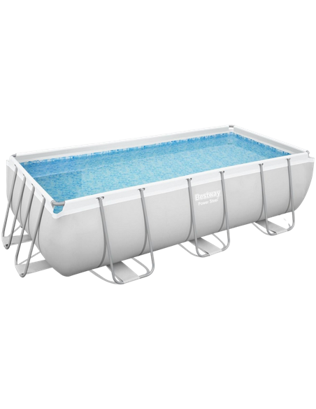 Piscină cu cadru metalic Bestway 56442, 6770L, Gri, 56442 Piscină cu cadru metalic Bestway 56442, 6770L, Gri, 56442