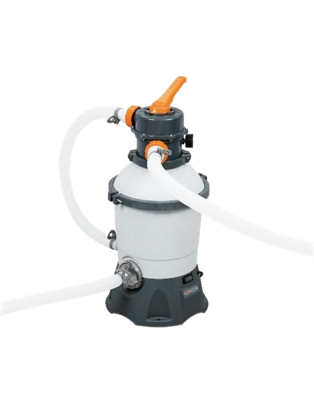 Piscină cu cadru metalic Bestway 56442, 6770L, Gri, 56442 Piscină cu cadru metalic Bestway 56442, 6770L, Gri, 56442