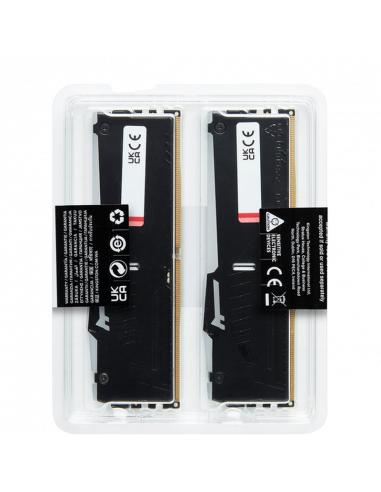 Memorie RAM Kingston FURY Beast RGB, DDR5 SDRAM, 6000 MHz, 32 GB, KF560C30BBAK2-32