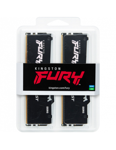 Memorie RAM Kingston FURY Beast RGB, DDR5 SDRAM, 6000 MHz, 32 GB, KF560C30BBAK2-32