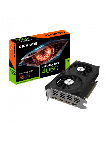 Placă Video Gigabyte GV-N4060WF2OC-8GD, 8GB GDDR6 128bit 
