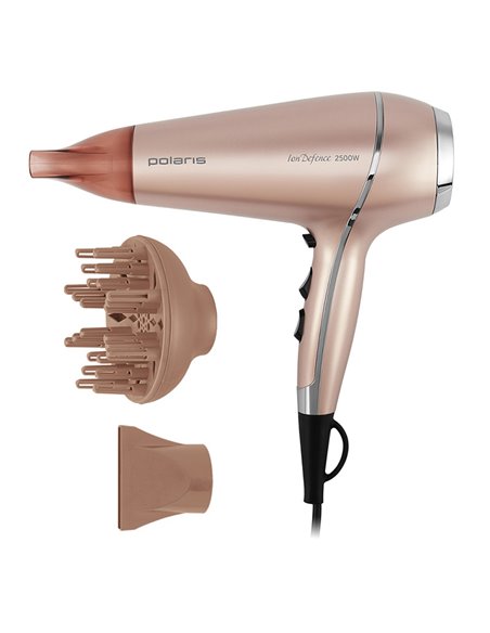 Uscător de păr Polaris PHD 2503TDi, 2500 W, Roz