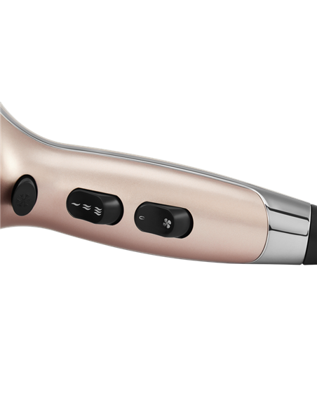 Uscător de păr Polaris PHD 2503TDi, 2500 W, Roz