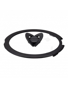 Крышка Tefal L9936482, 22см, Чёрный Прозрачный