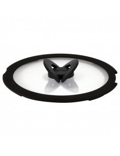 Крышка Tefal L9936482, 22см, Чёрный Прозрачный 2