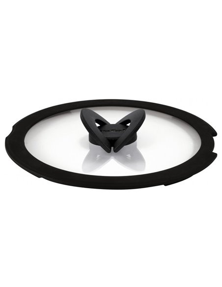 Крышка Tefal L9936482, 22см, Чёрный Прозрачный