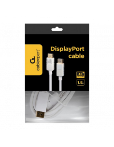 Видеокабель Cablexpert CC-DP2-6-W, DisplayPort (M) - DisplayPort (M), Белый 2