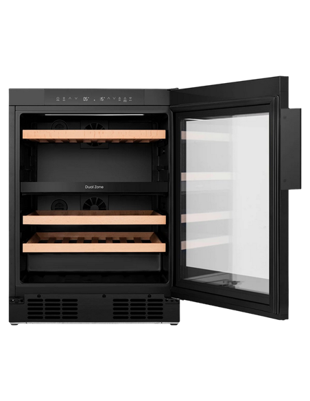 Dulap pentru vin Hisense RW3N122GSLF, Negru