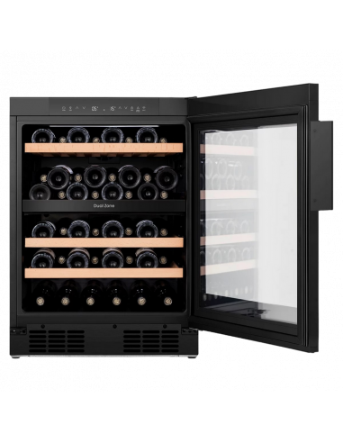 Dulap pentru vin Hisense RW3N122GSLF, Negru