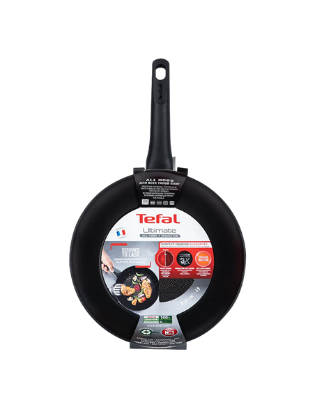Tigaie WOK Tefal G2841973, 3,67L, 28cm, Negru