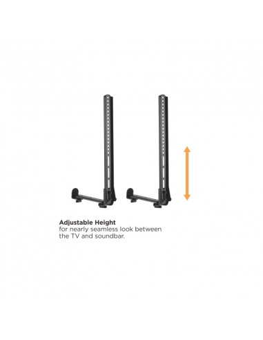 Настенное крепление Reflecta Soundbar Holder SBH114, Чёрный