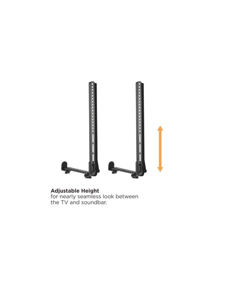 Настенное крепление Reflecta Soundbar Holder SBH114, Чёрный