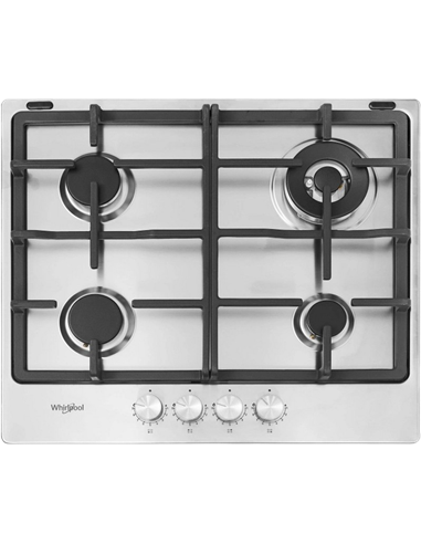 Газовая варочная панель Whirlpool TGML 661 IX, Нержавеющая сталь