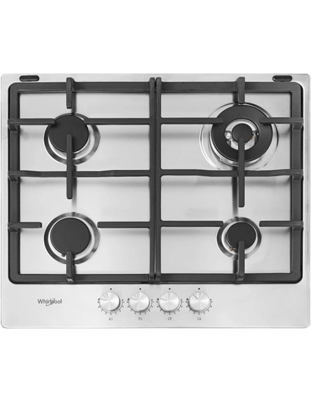 Газовая варочная панель Whirlpool TGML 661 IX, Нержавеющая сталь