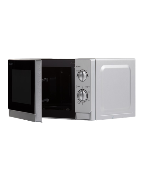 Cuptor cu microunde Sharp R20DS, Argintiu