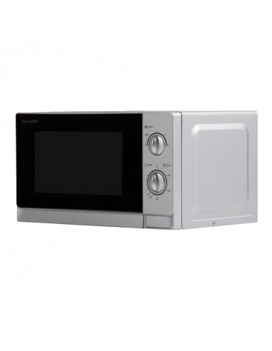 Cuptor cu microunde Sharp R20DS, Argintiu