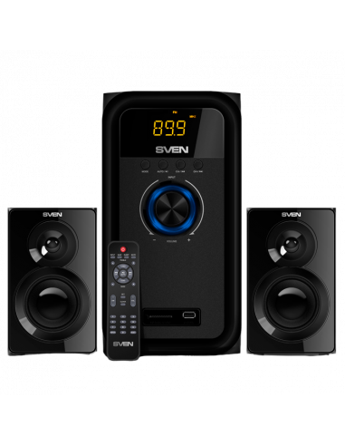 Компьютерные колонки 2.1 SVEN MS-2051, Чёрный
