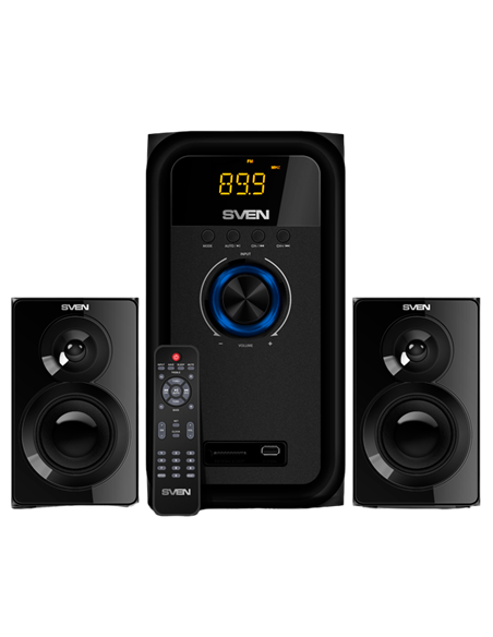 Компьютерные колонки 2.1 SVEN MS-2051, Чёрный