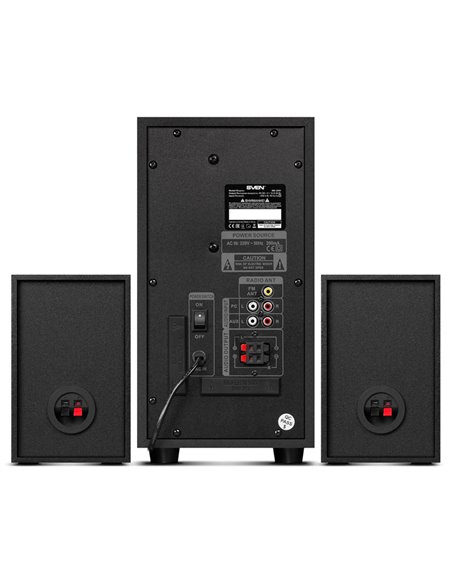 Компьютерные колонки 2.1 SVEN MS-2051, Чёрный