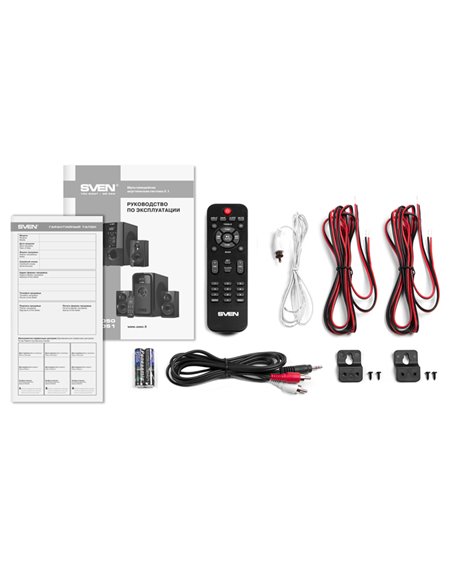 Компьютерные колонки 2.1 SVEN MS-2051, Чёрный