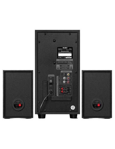 Компьютерные колонки 2.1 SVEN MS-2051, Чёрный