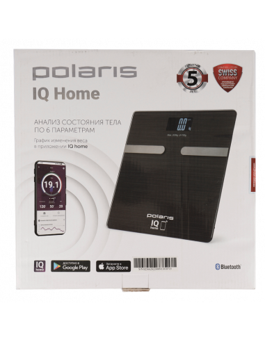 Cântar de podea Polaris PWS1892, Grafit