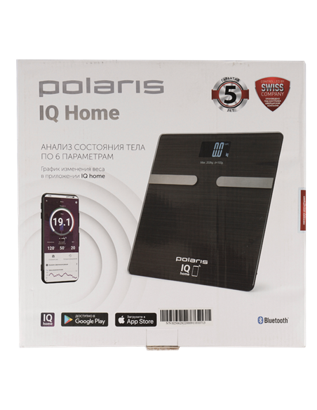 Cântar de podea Polaris PWS1892, Grafit